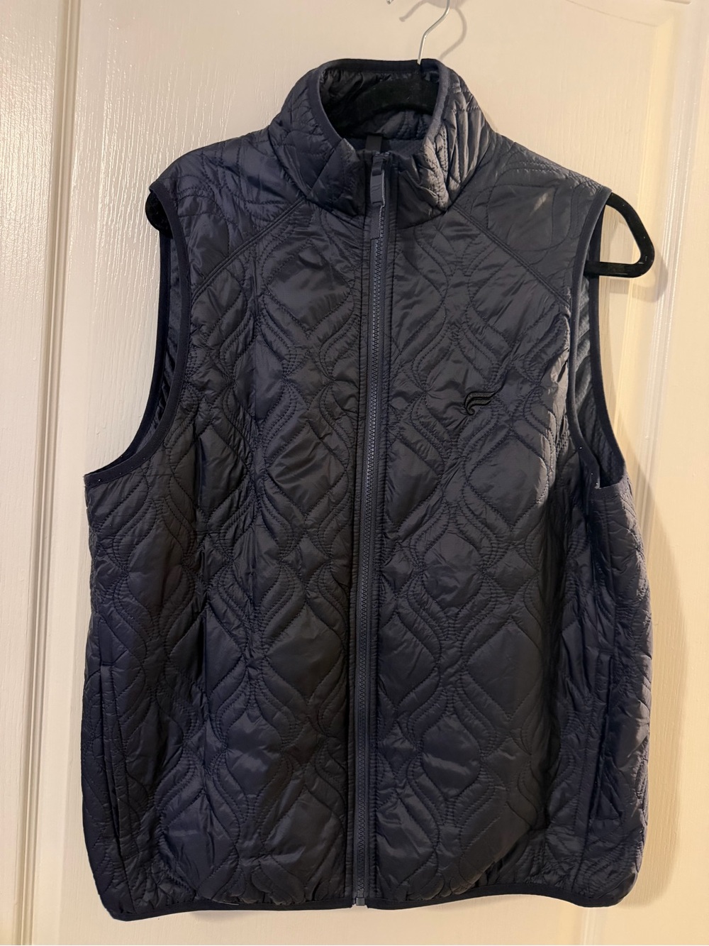 Fabletics Quilted Vest in Navy Blue